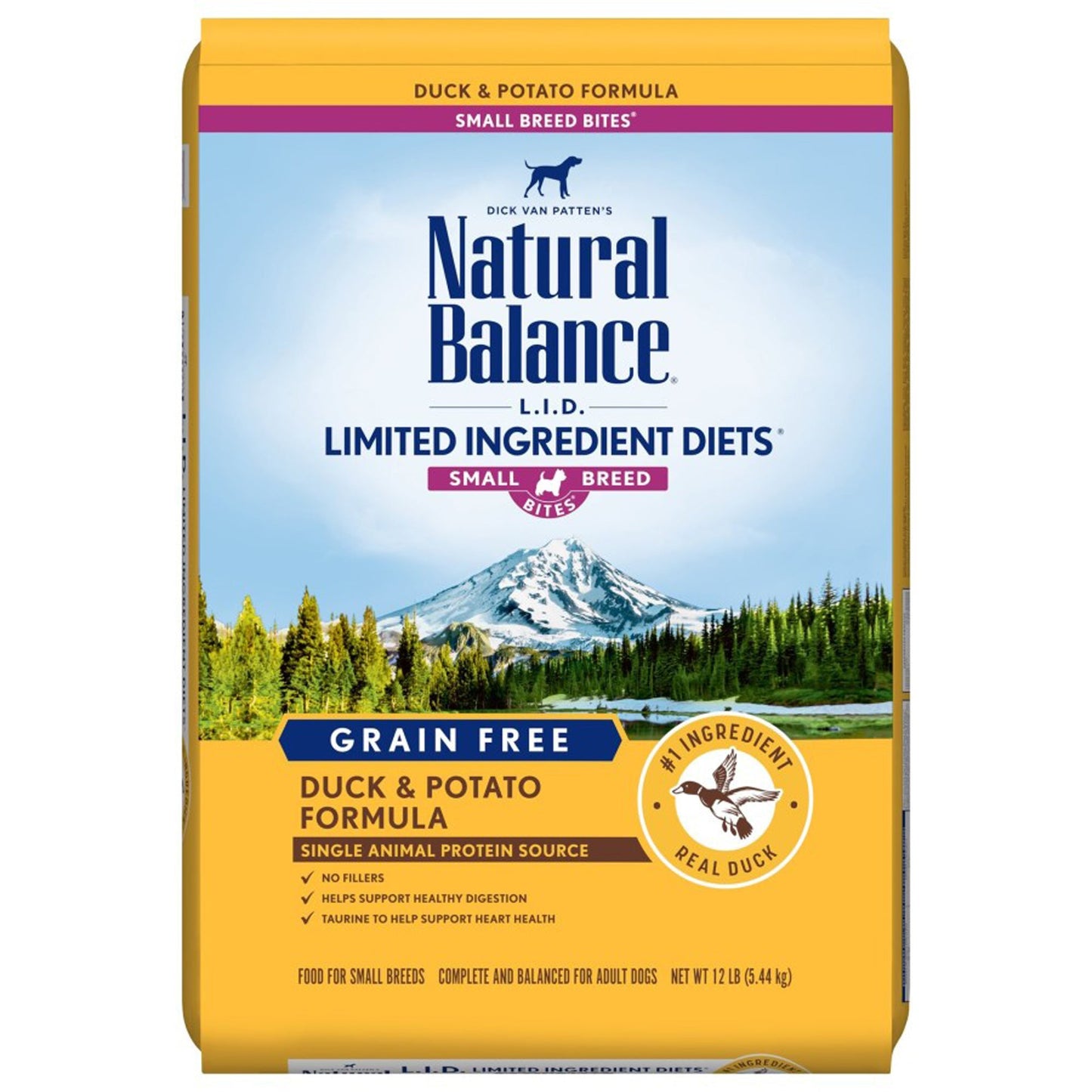 Natural Balance Pet Foods Limited Ingredient Reserve Grain Free Small Breed Dry Dog Food Duck & Potato