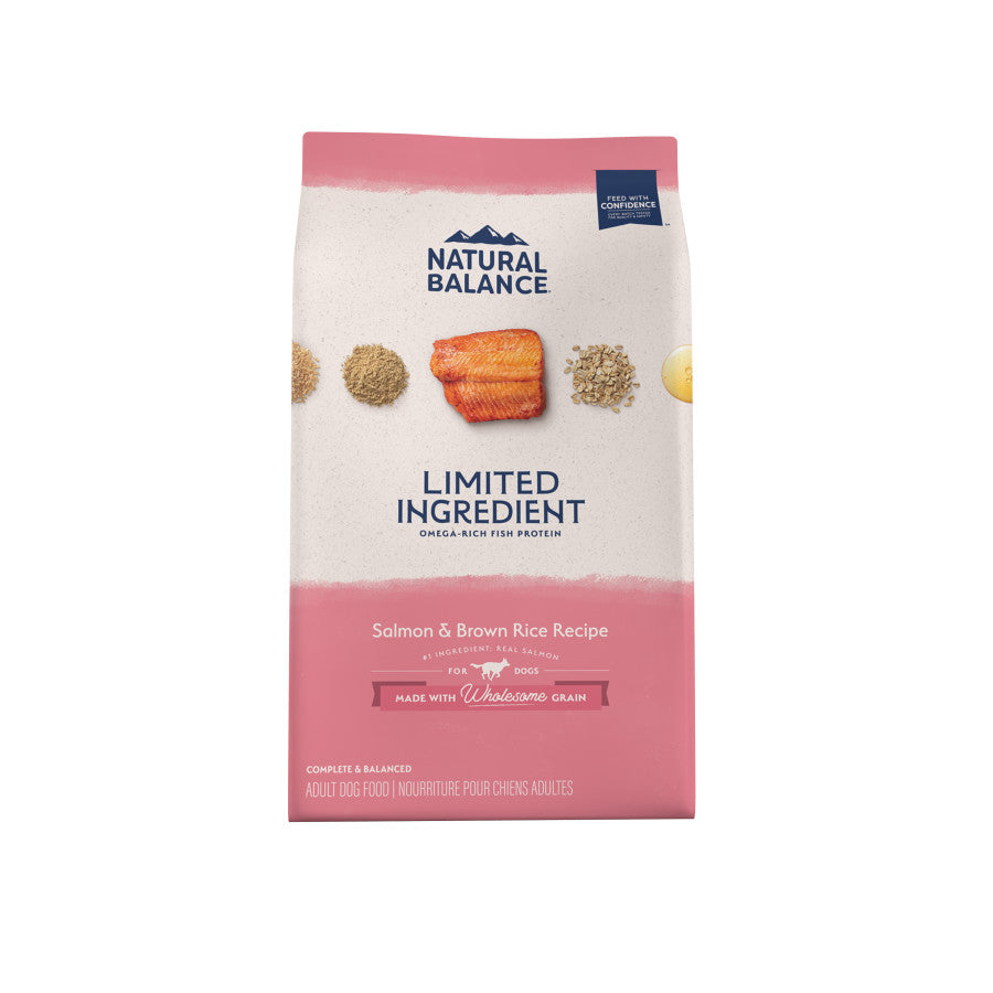 Natural Balance Pet Foods Limited Ingredient Dry Dog Food Salmon & Brown Rice