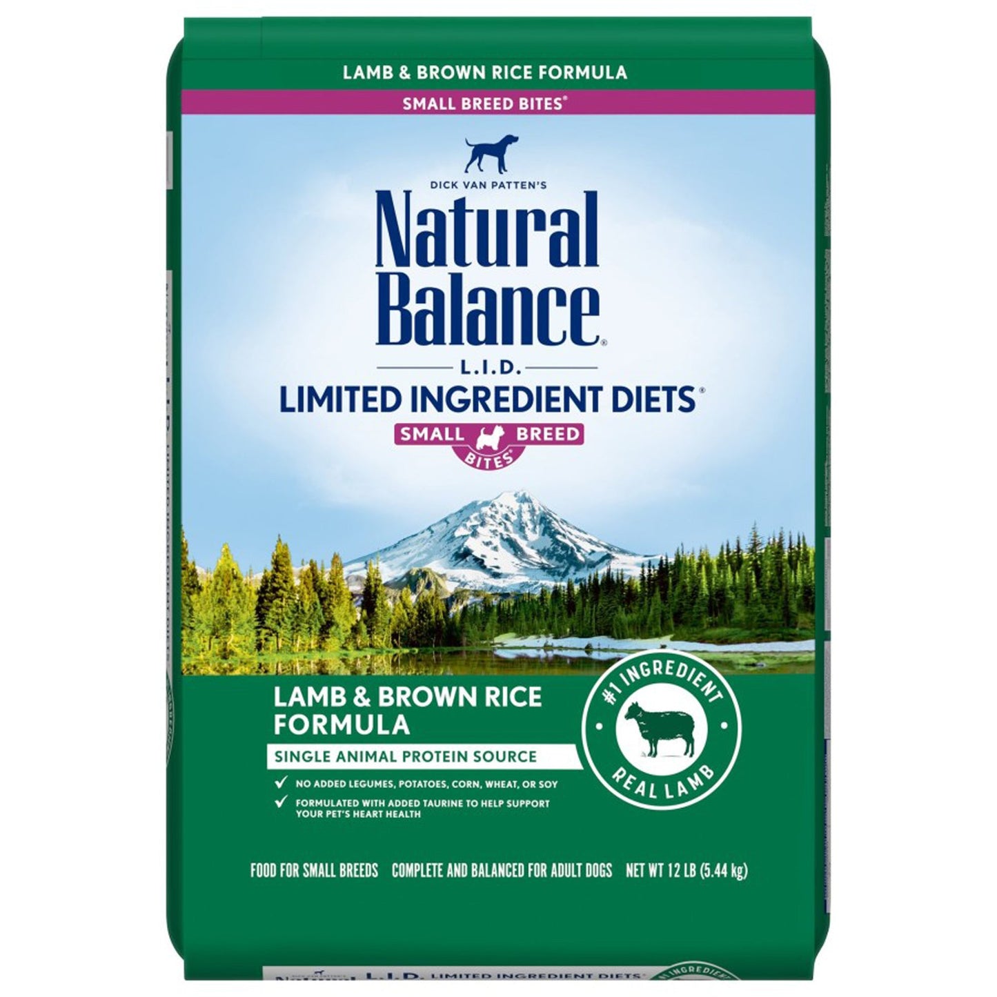 Natural Balance Pet Foods Limited Ingredient Small Breed Dry Dog Food Lamb & Brown Rice