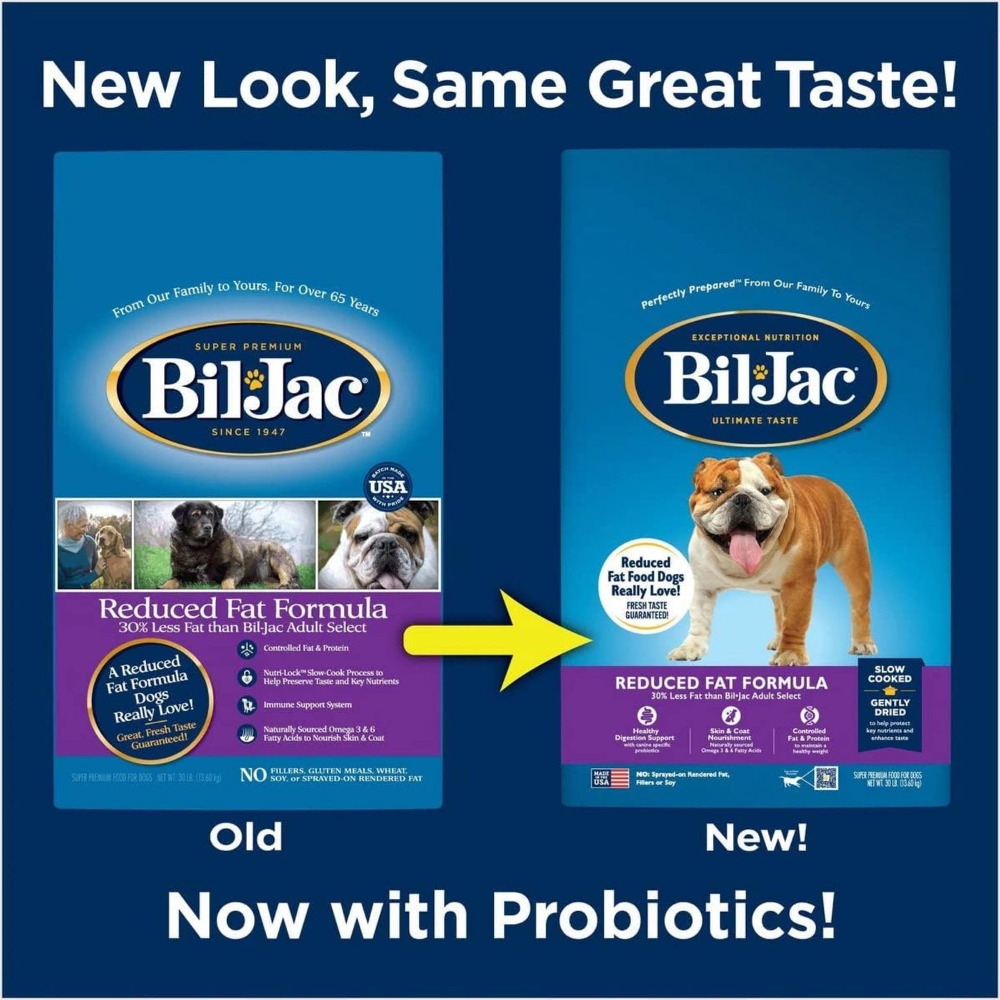 Bil-Jac Reduced Fat Dog Food Chicken Formula for Adult Dogs