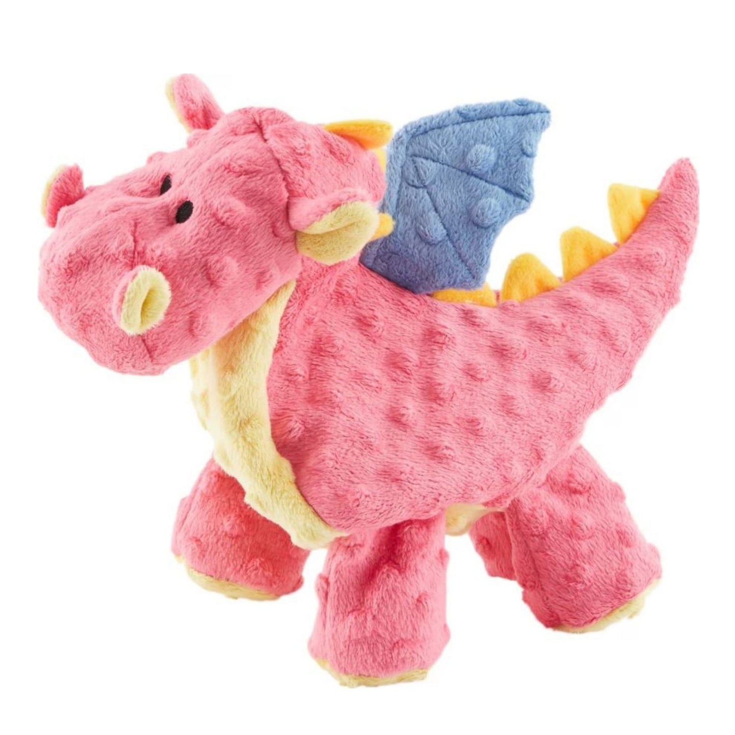Godog Dragons Dog Toy Coral Durable Chew Toy for Dogs