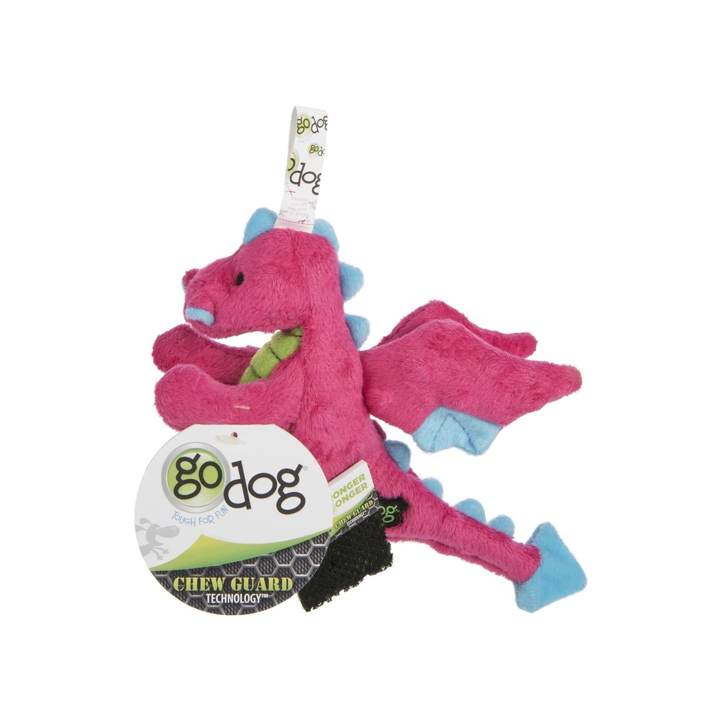 Godog Dragons Dog Toy Durable Chew Toy for Dogs in Various Sizes