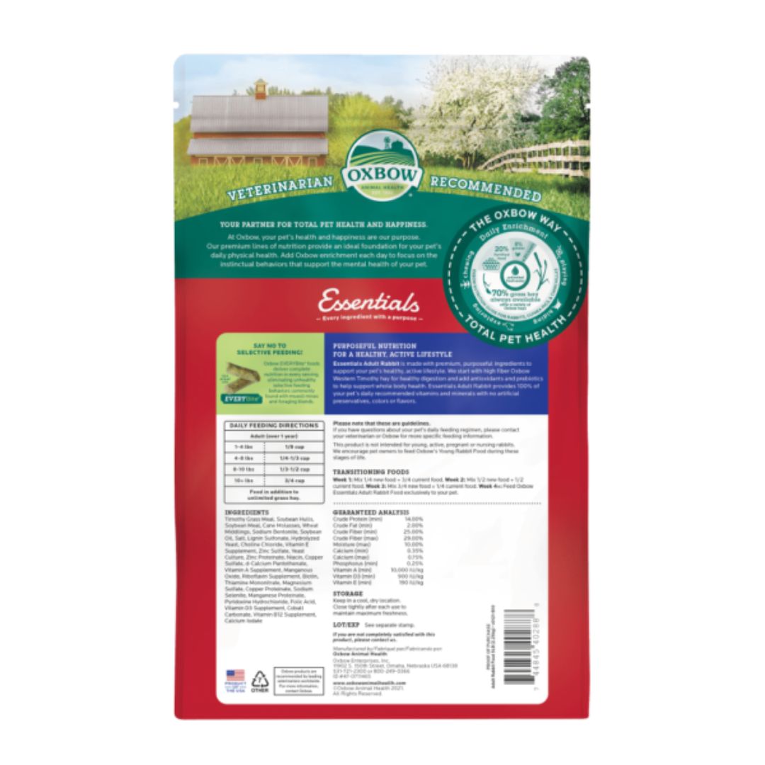 Oxbow Animal Health Essentials Adult Rabbit Food