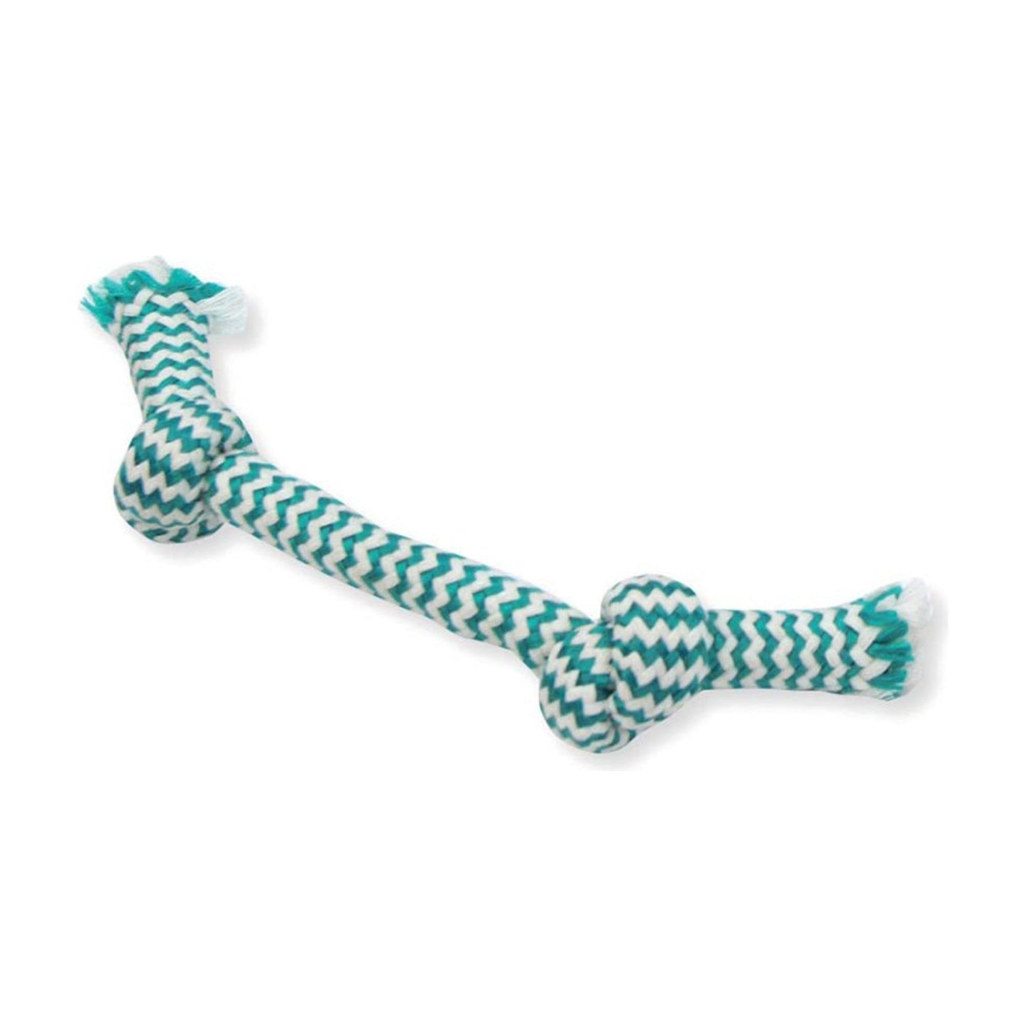 Mammoth Pet Products EXTRA FRESH Knot Tug and Bone Toy Multi-Color Durable Chew Toys
