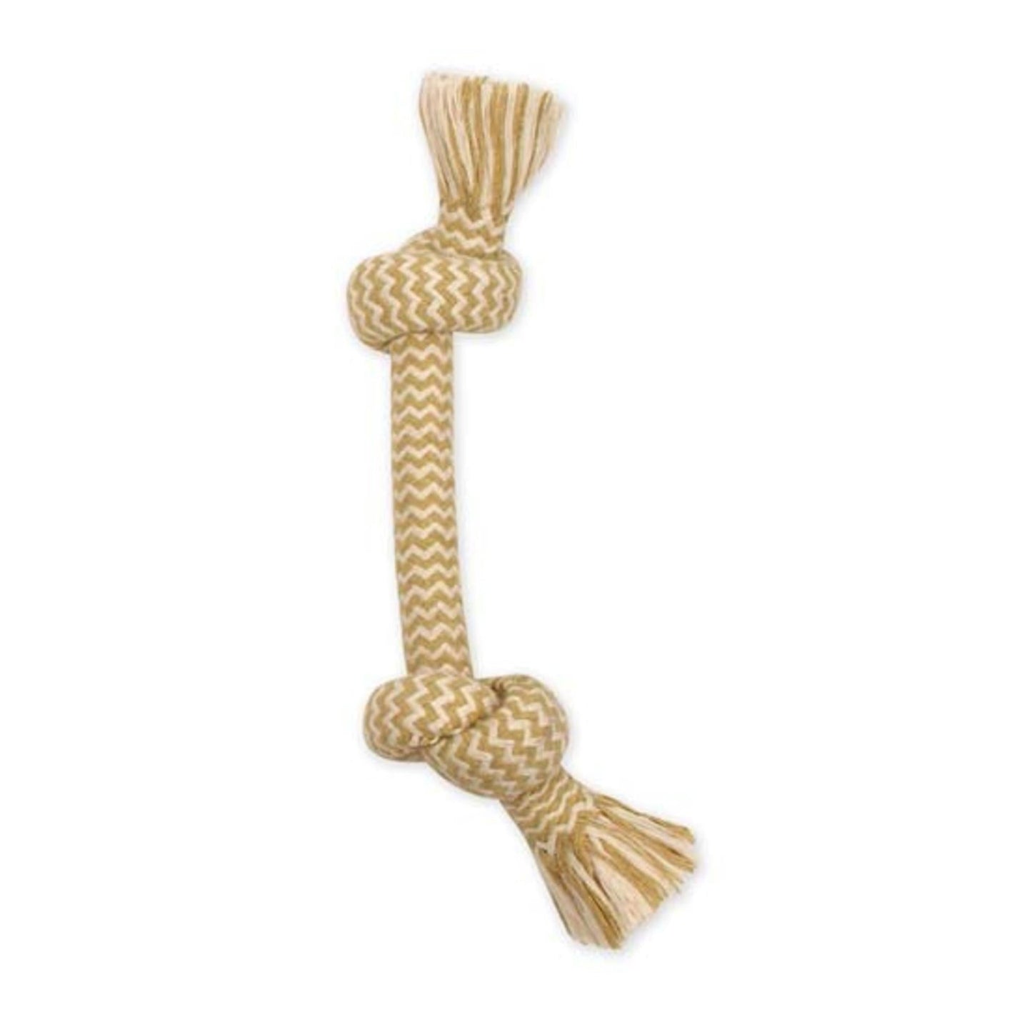 Mammoth Pet Products Flossy Chews EXTRA Peanut Butter Scented Dog Toy 2 & 3 Knot Tug Bone