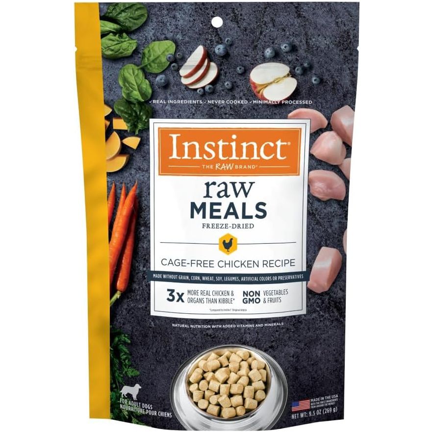 Natures Variety Dog Instinct Raw Meal Freezedried Chicken Cagefree