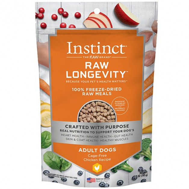 Natures Variety Dog Instinct Raw Meal Freezedried Chicken Cagefree