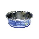OurPets Premium Stainless Steel Dog Bowl Silver - Durable Pet Feeding Dish
