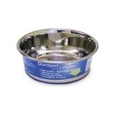 OurPets Premium Stainless Steel Dog Bowl Silver - Durable Pet Feeding Dish