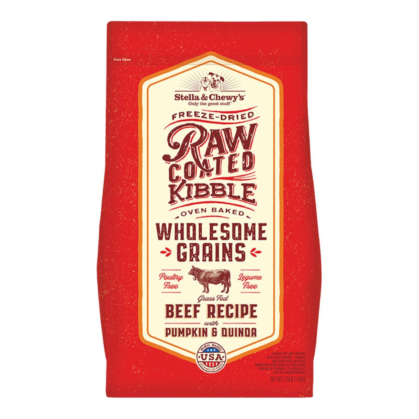 Stella & Chewy's Dog Wholesome Grain Raw Coated Beef