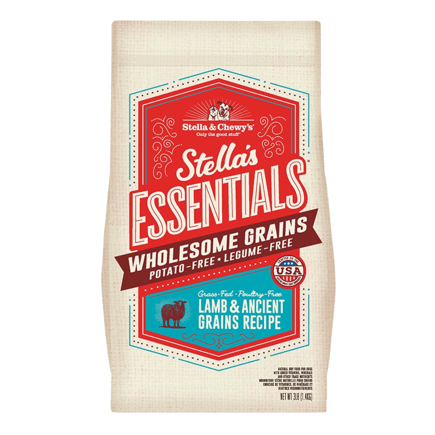 Stella & Chewy's Dog Essentials Lamb & Ancient Grains