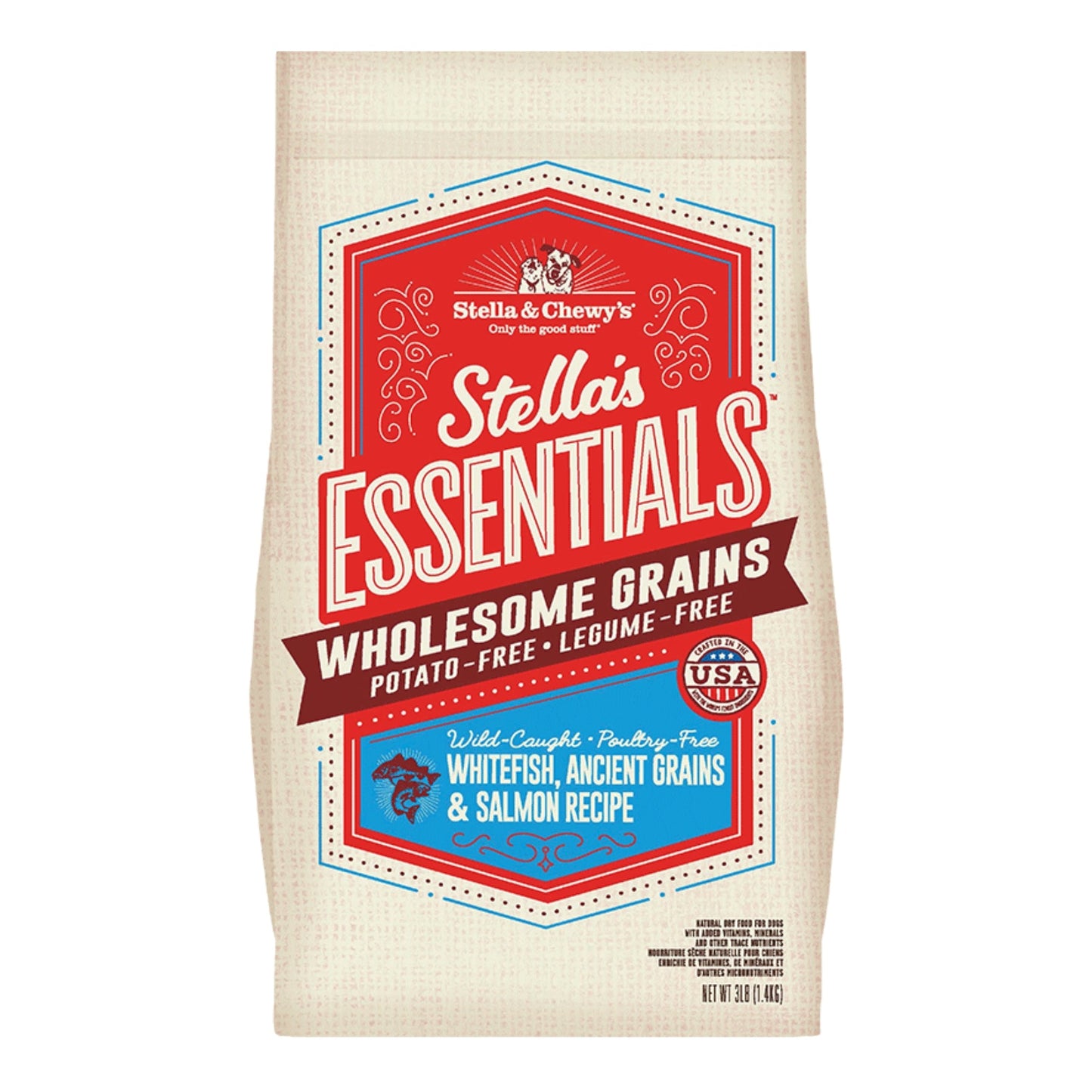 Stella & Chewy's Dog Essentials Whitefish & Ancient Grains
