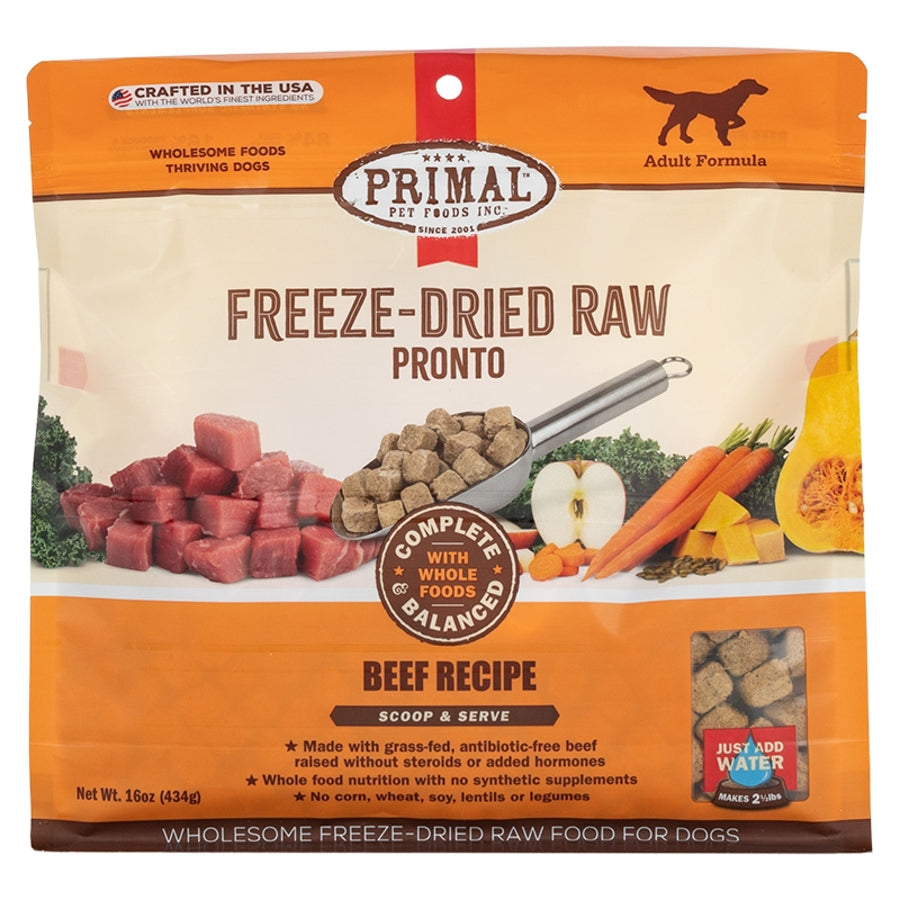 Primal Dog Freeze-Dried Pronto Beef