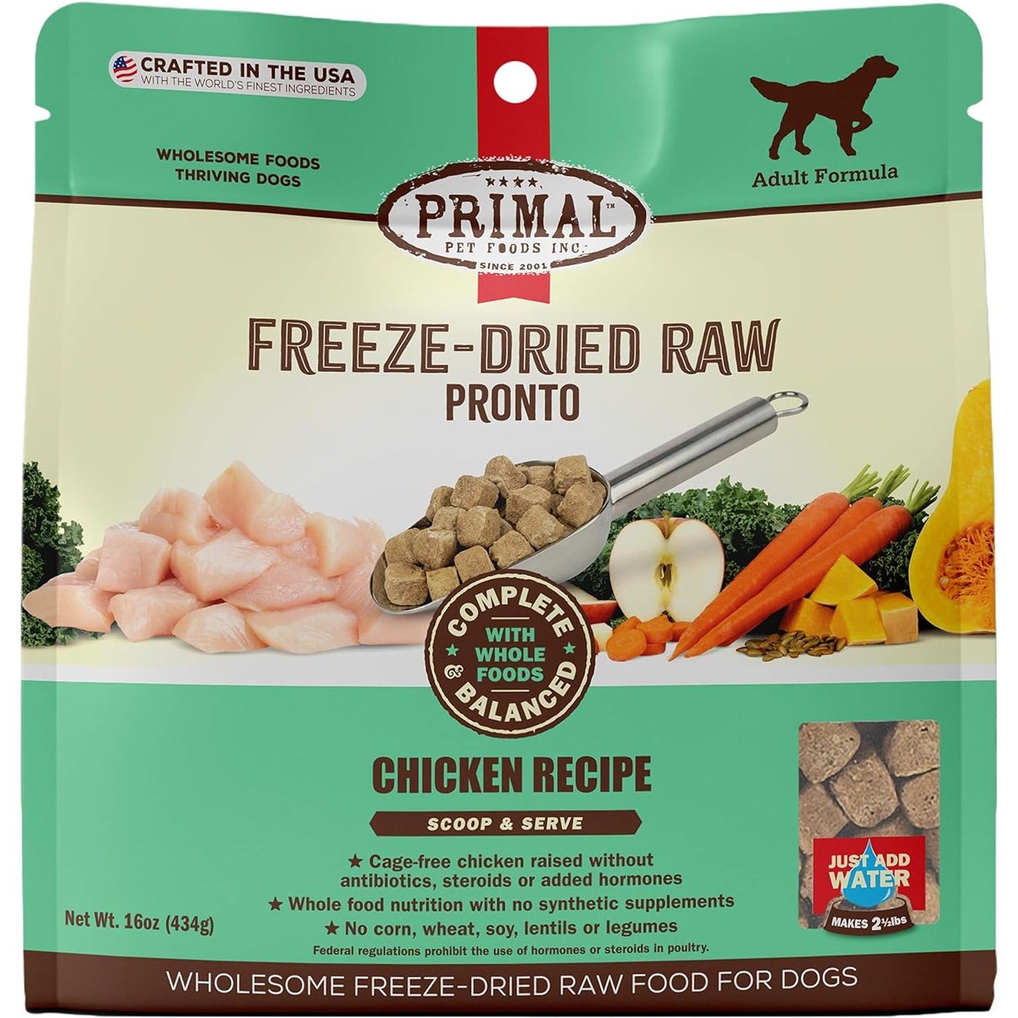 Primal Dog Freeze-Dried Pronto Chicken
