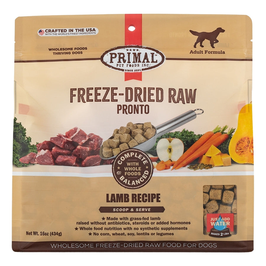 Primal Dog Freeze-Dried Pronto Lamb