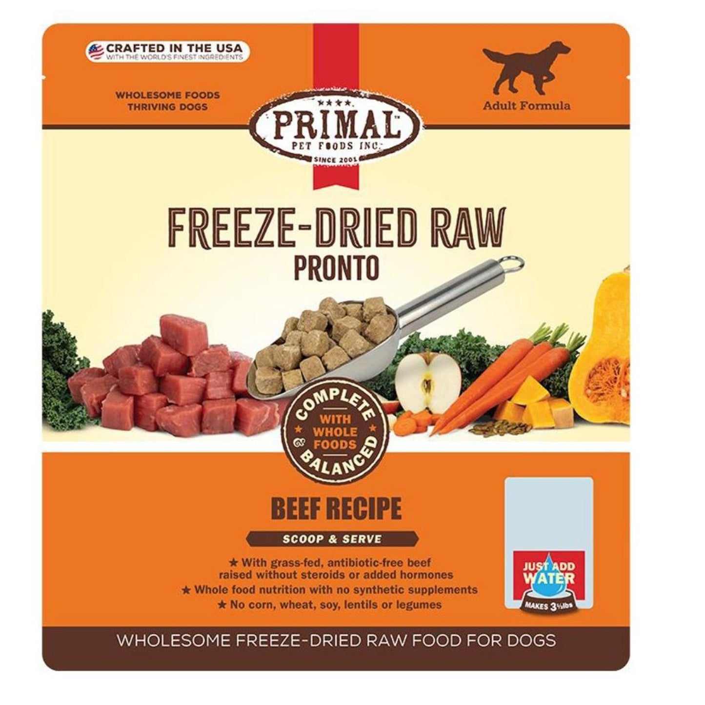 Primal Dog Freeze-Dried Pronto Beef