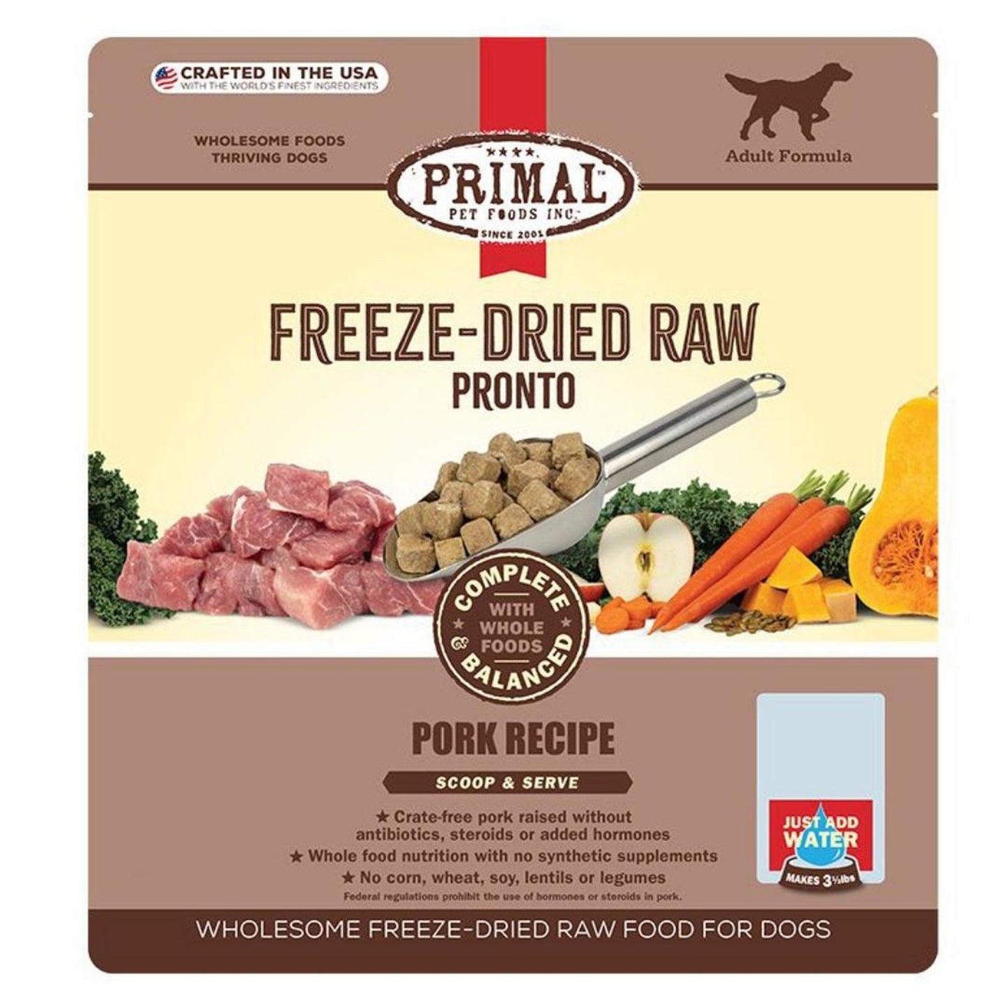 Primal Dog Freeze-Dried Pronto Pork