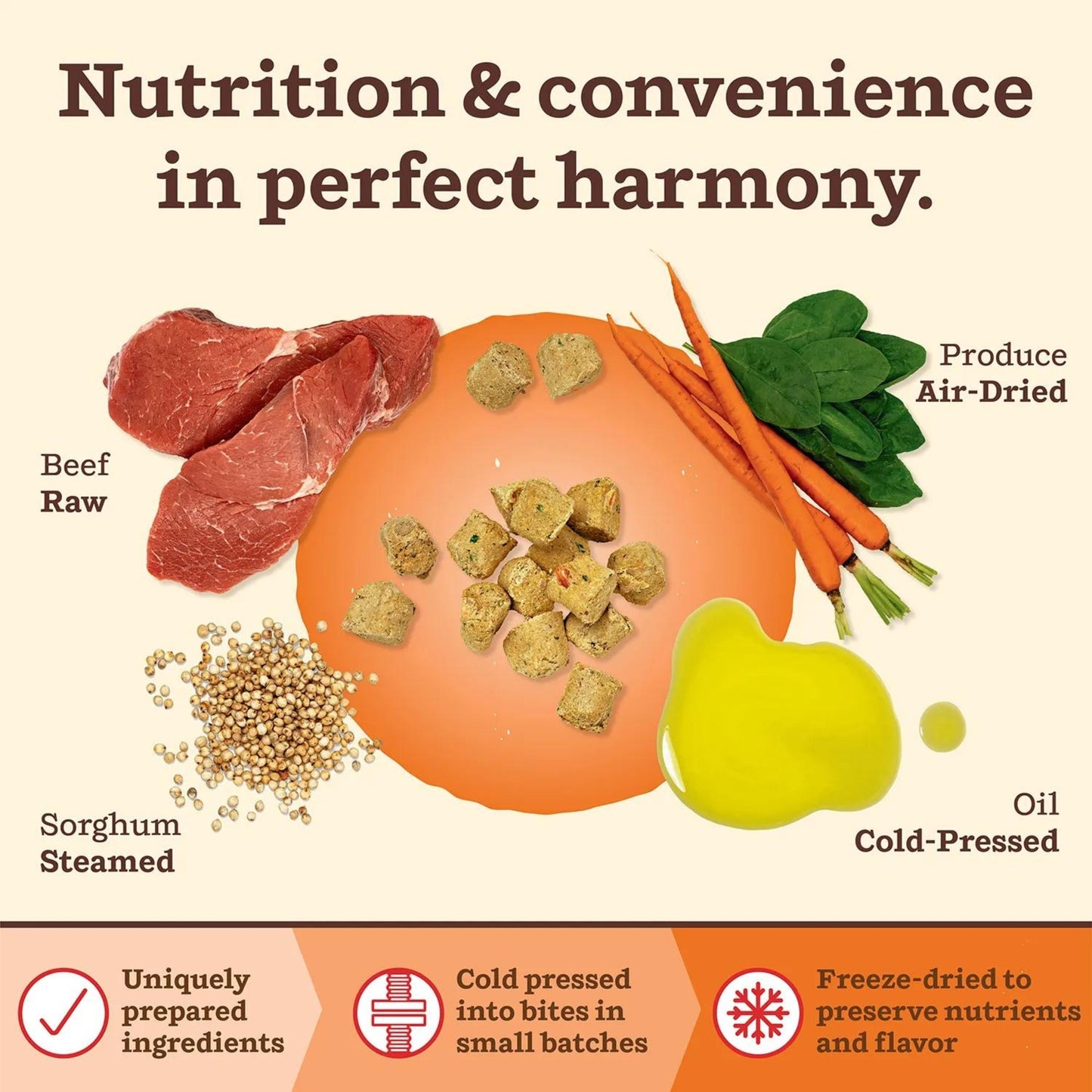 Primal Dog Freeze-Dried Kibble In The Raw Beef