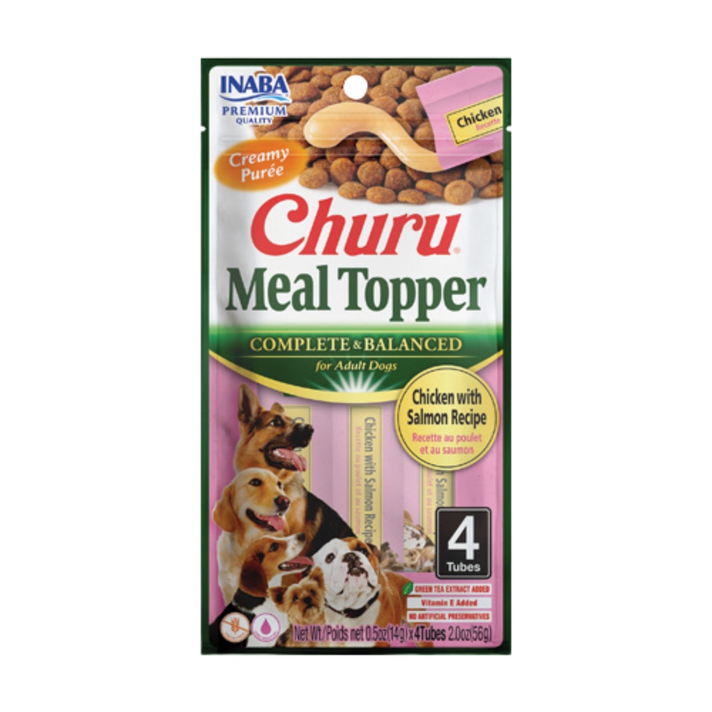 Inaba Churu Meal Topper D Chicken Salmon 2oz/5.07oz
