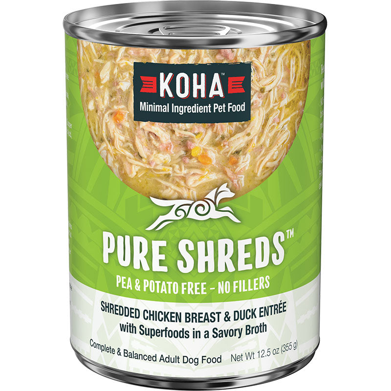 Koha Dog Grain Free Shredded Chicken And Duck