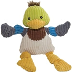 Hugglehounds Dog Knottie Duck Durable Plush Squeaky Toy for Dogs