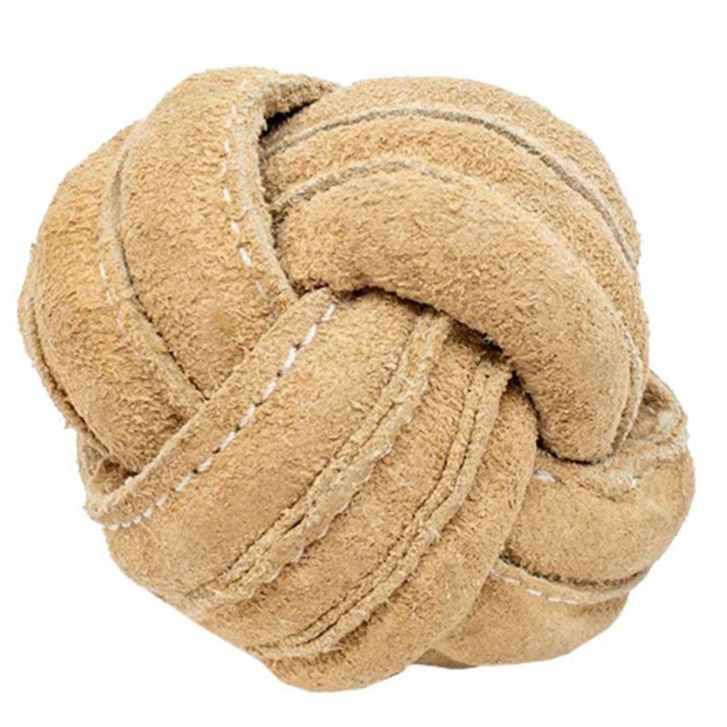 Hugglehounds Dog Hugglehide Ball Durable Plush Squeaky Toy for Dogs of All Sizes