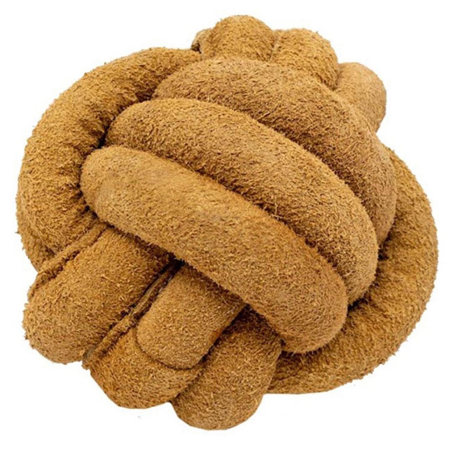 Hugglehounds Dog Hugglehide Ball Durable Plush Squeaky Toy for Dogs of All Sizes