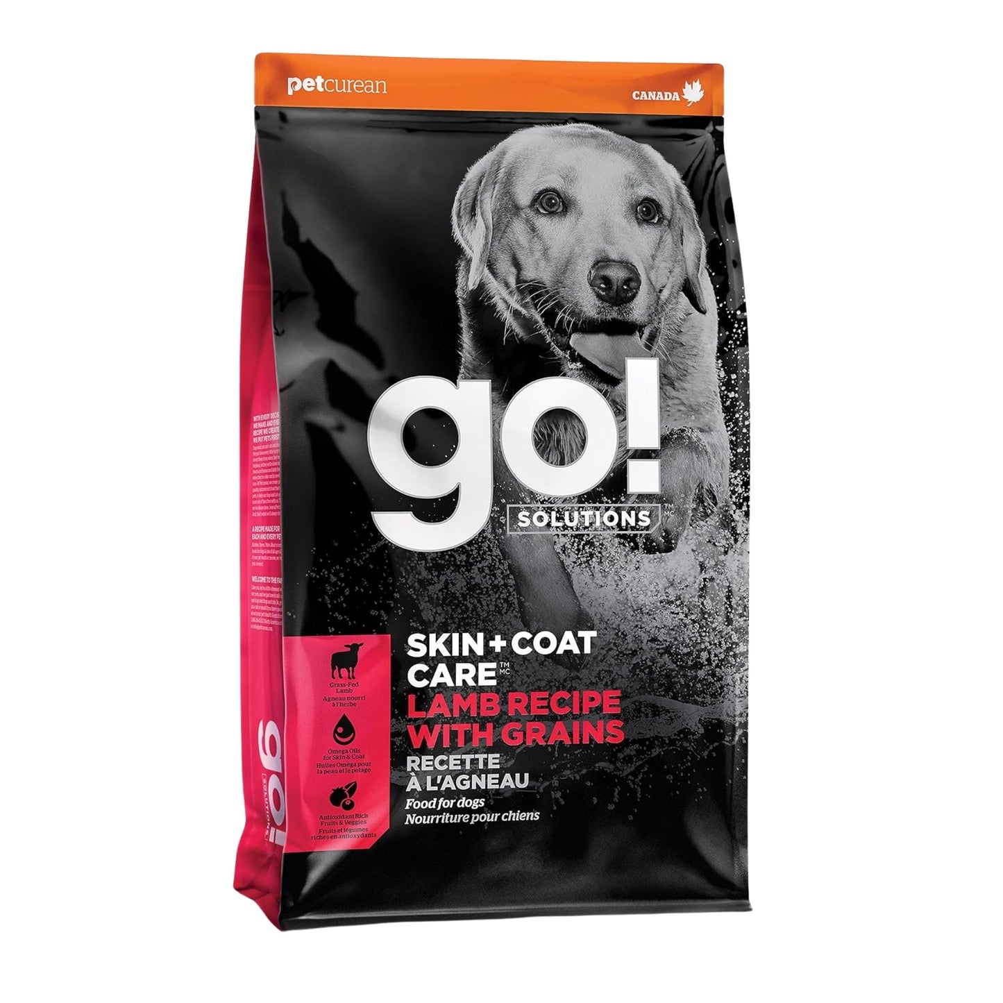 Go! Dog Skin & Coat Care Lamb With Grain Premium Dog Food for Healthy Skin and Coat
