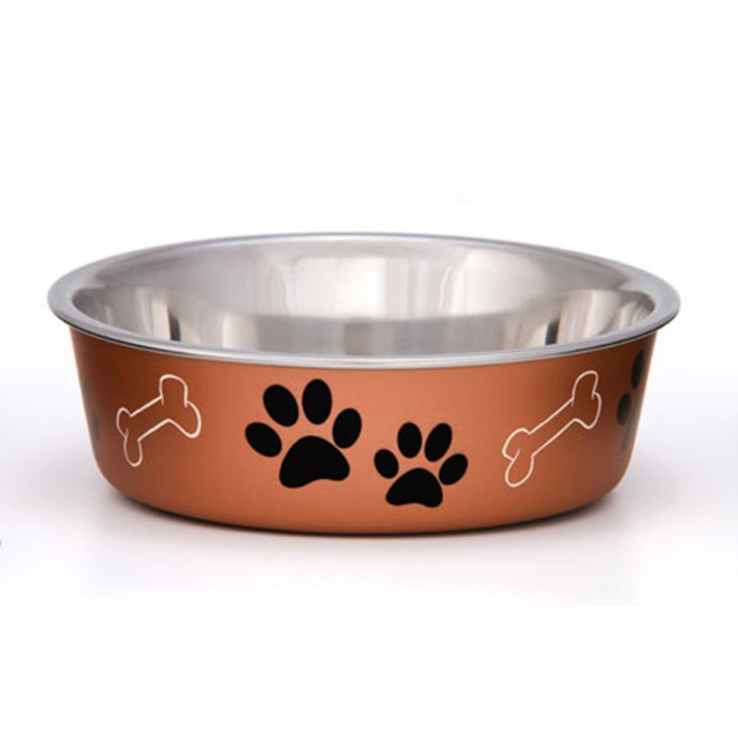 Loving Pets Metallic Dog Bowl Copper 1ea