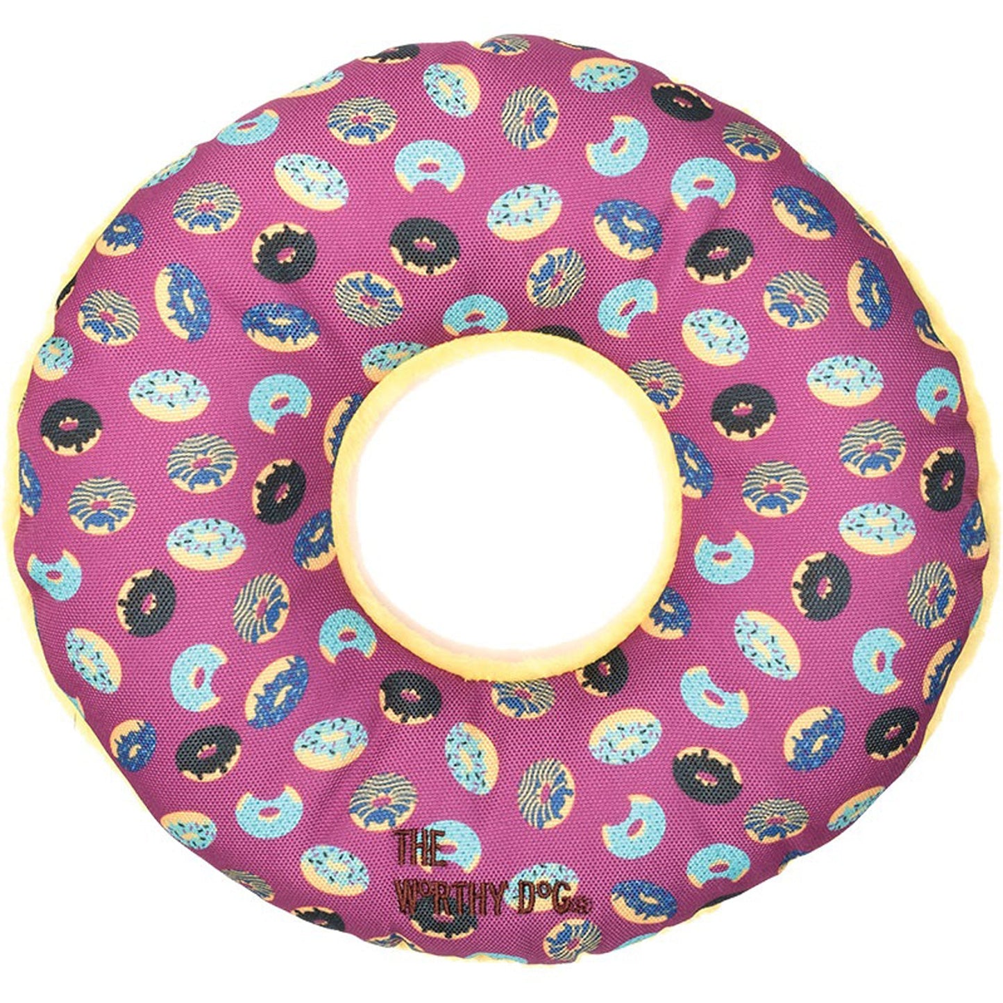 Worthy Dog Donut Durable Chew Toy for Dogs – Fun and Engaging Pet Accessory