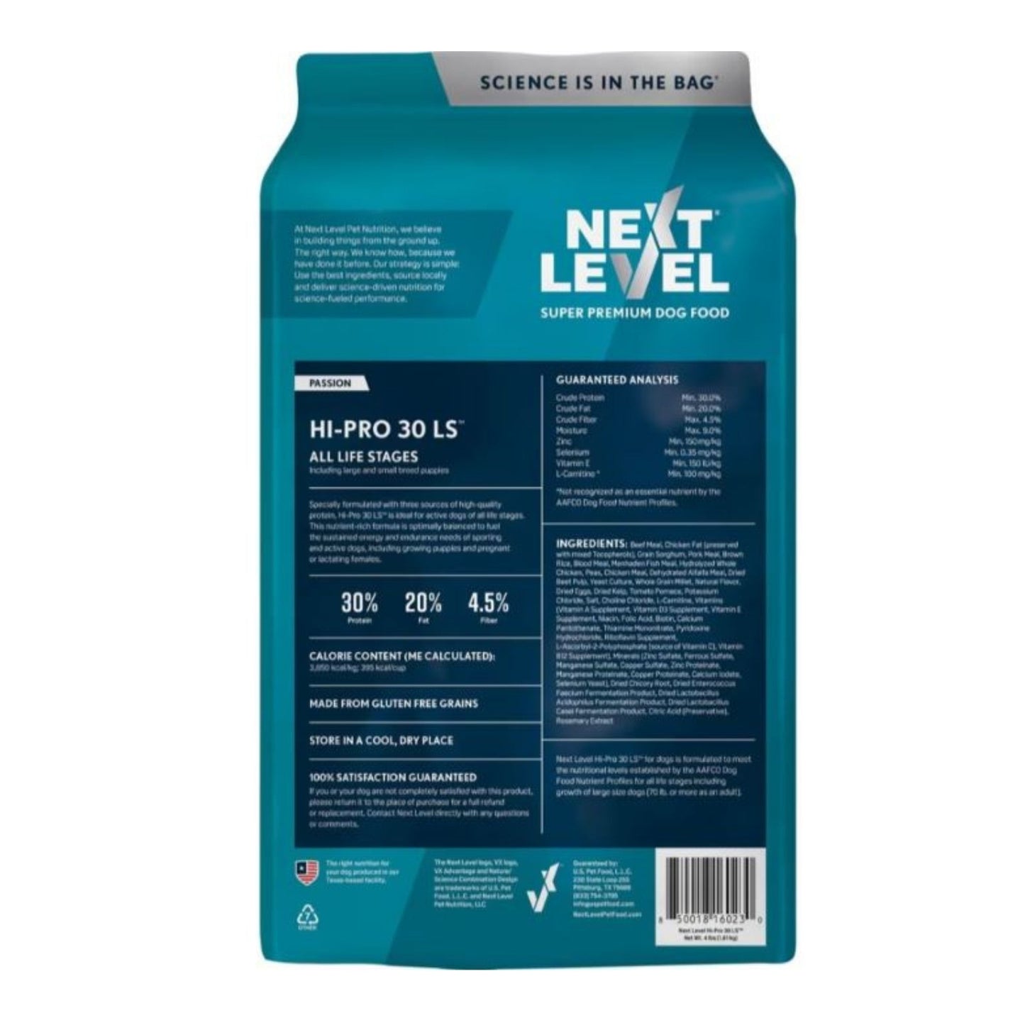 Next Level Hi-Pro 30 LS All Life Stages Dry Dog Food