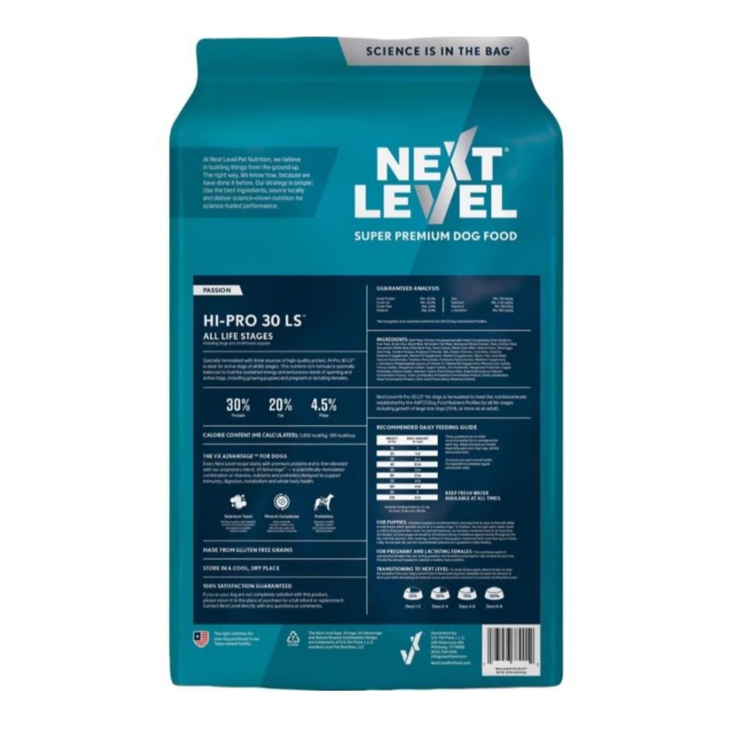 Next Level Hi-Pro 30 LS All Life Stages Dry Dog Food