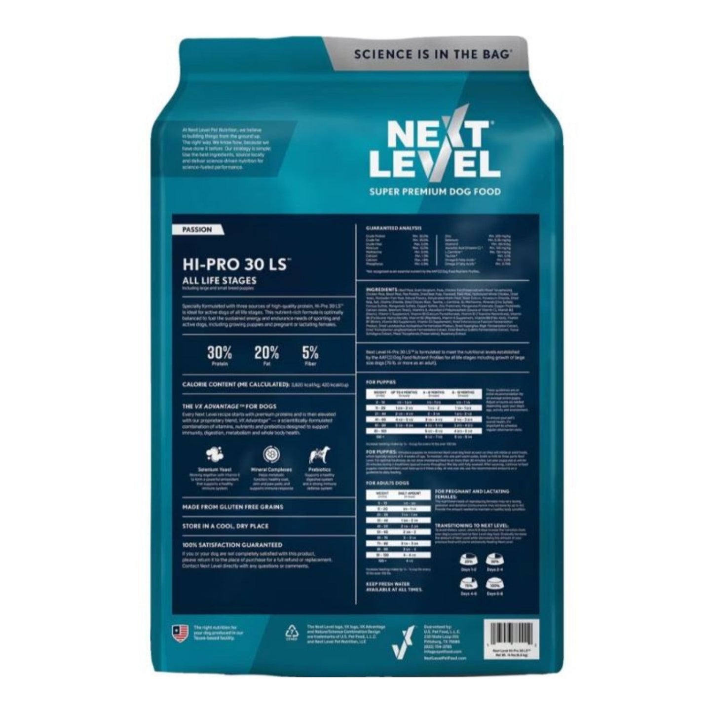 Next Level Hi-Pro 30 LS All Life Stages Dry Dog Food