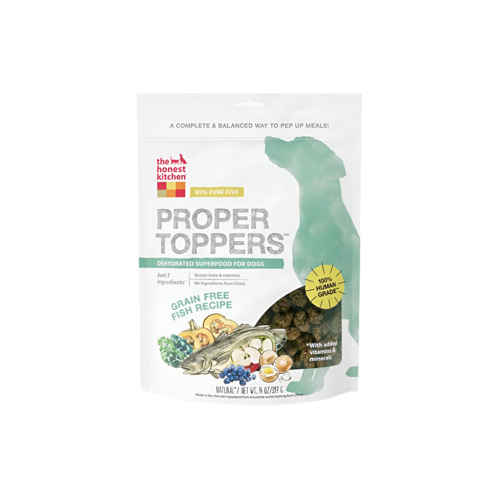The Honest Kitchen Dog Proper Topper Grain Free Fish