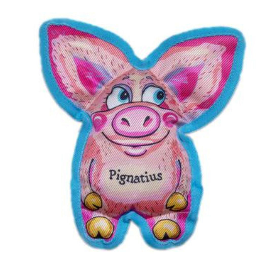 Fuzzu Pignatius Dog Toy Durable and Fun Plush Chew Toy for Dogs