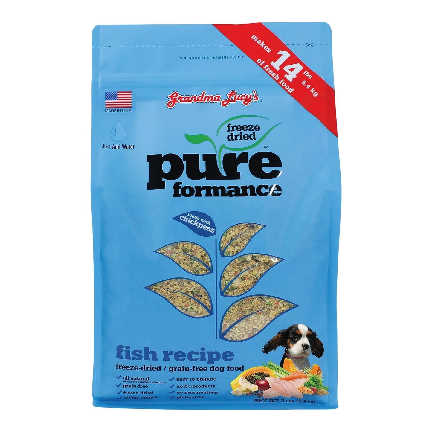 Grandma Lucy's Dog Pure Grain Free Fish Chickpea