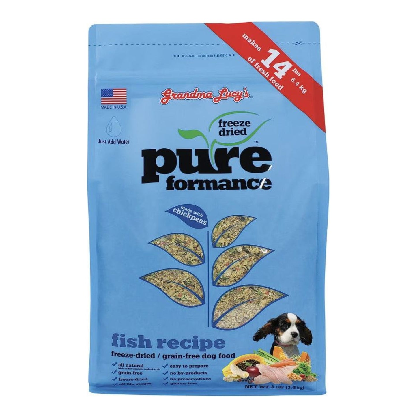 Grandma Lucy's Dog Pure Grain Free Fish Chickpea