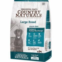 Grandma Mae's Country Naturals Grain Free L.I.D. Large Breed Dry Dog Food Turkey