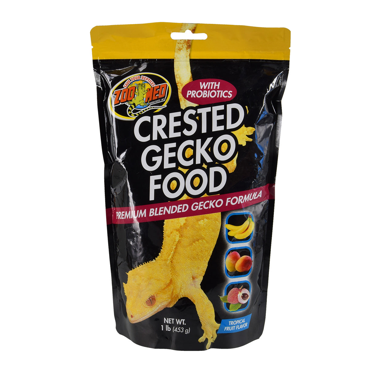 Zoo Med Crested Gecko Food Premium Blended Tropical Fruit Dry Food