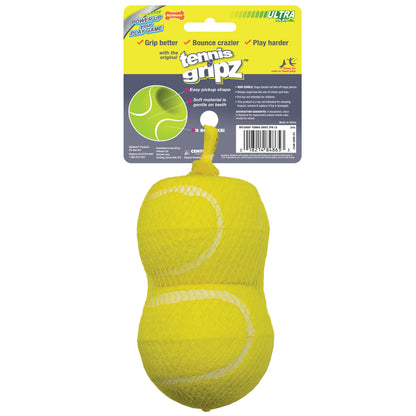 Nylabone Power Play Dog Tennis Ball Gripz 1ea for Small to Giant Dogs Up to 50 lbs