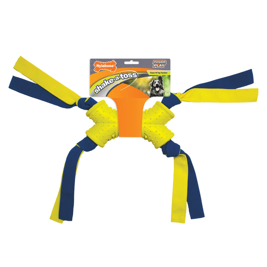 Nylabone Power Play Interactive Dog Toy Shake-a-Toss for Dogs Up to 50 lbs