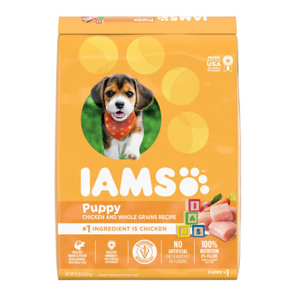 IAMS Smart Puppy Dry Dog Food Real Chicken Formula for Growing Puppies