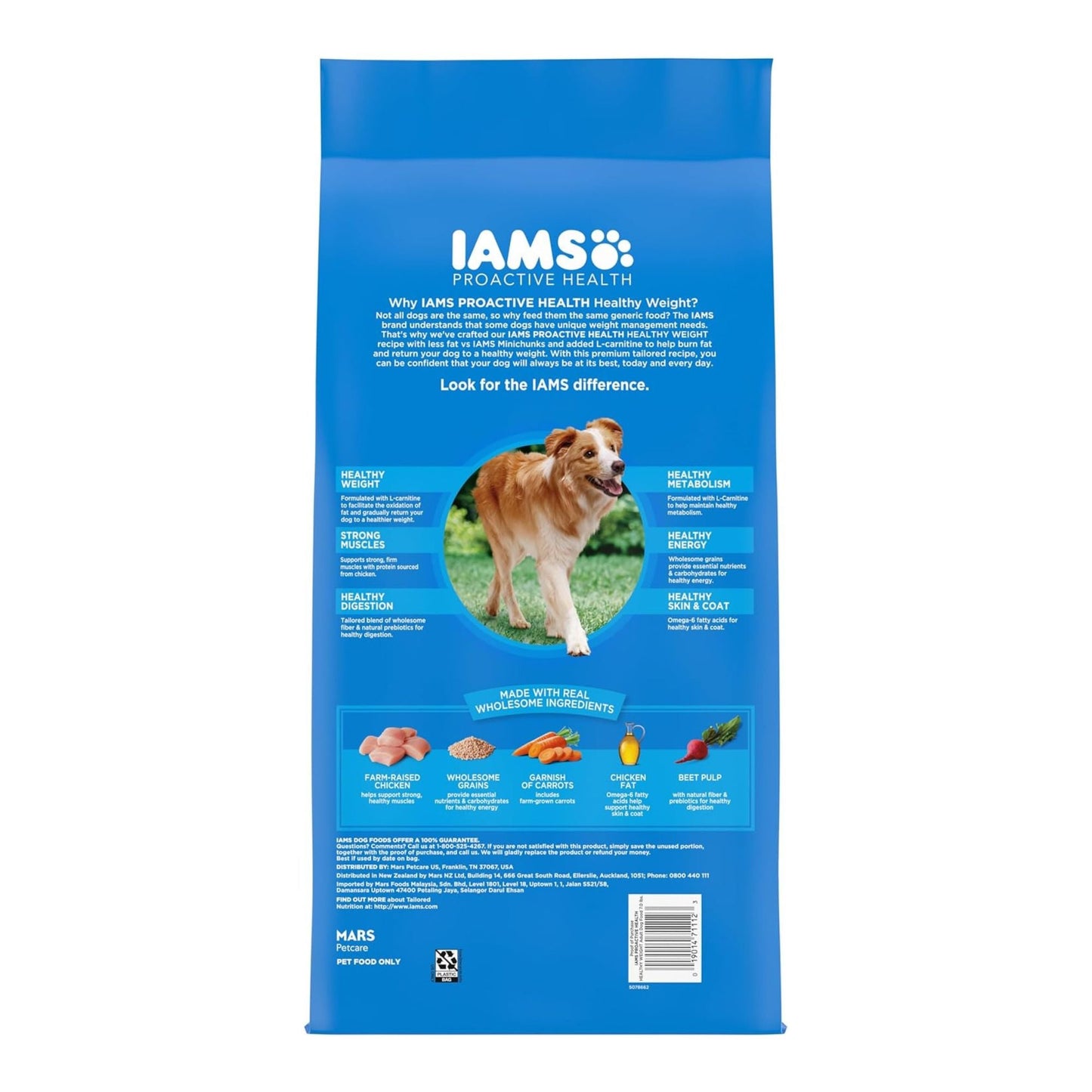 IAMS Healthy Weight Adult Dry Dog Food Chicken Formula for Weight Management