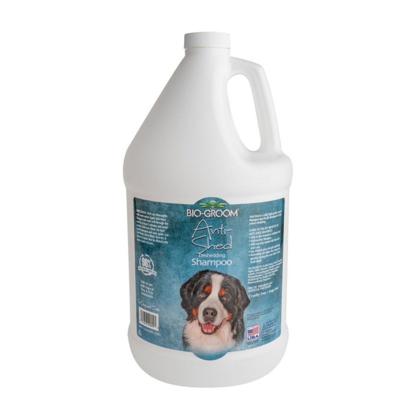 Bio Groom Anti-Shed Deshedding Shampoo for Pets – Effective Shedding Control and Coat Care