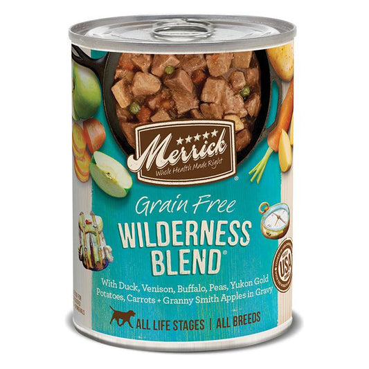 Merrick Dog Classic Wilderness Blend 12.7oz. (Case of 12)