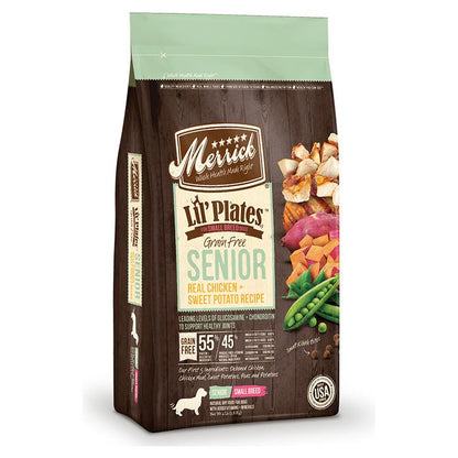 Merrick Dog Lil Plates Grain Free Senior Chicken And Sweet Potato 12Lb