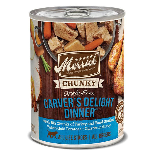 Merrick Dog Chunky Carvers Delite 12.7oz. (Case of 12)