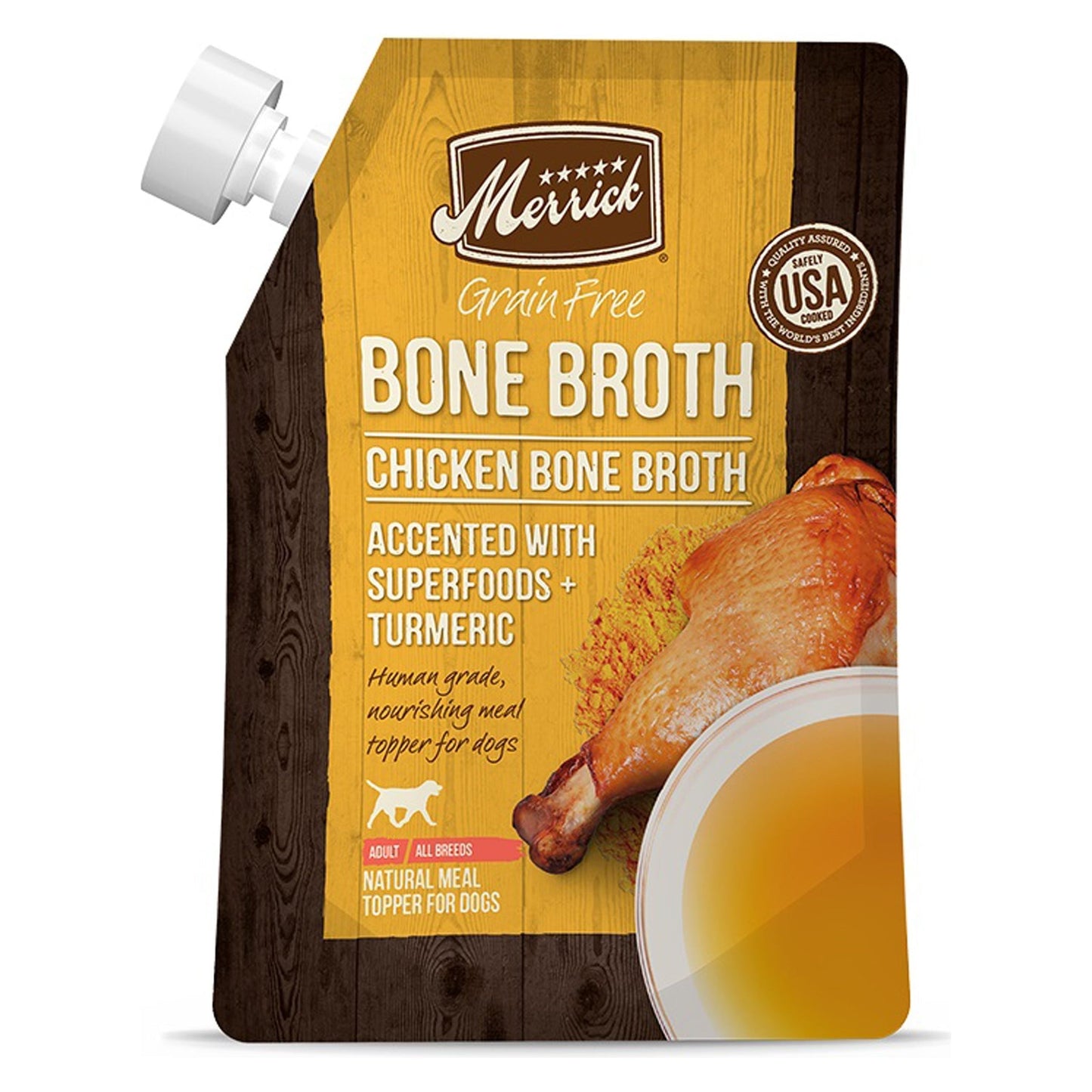 Merrick Dog Bone Broth Grain Free Chicken