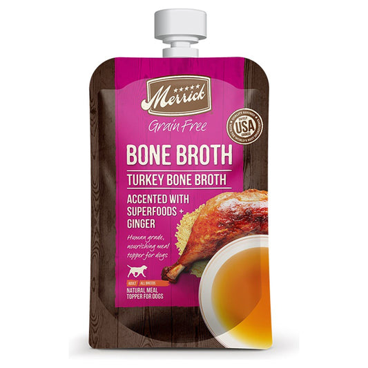 Merrick Dog Bone Broth Grain Free Turkey