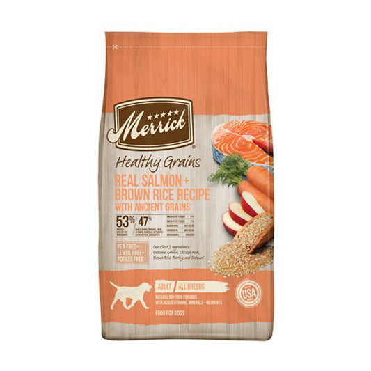Merrick Dog Grain Salmon And Brown Rice Dry Dog Food with High-Quality Ingredients